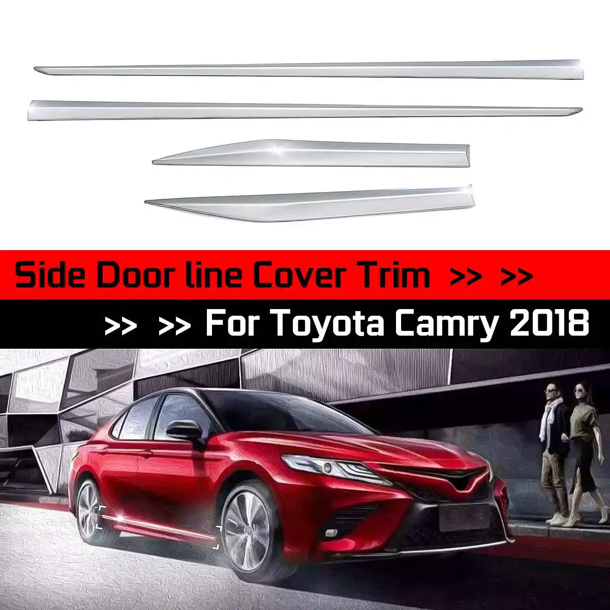 

4 шт., Декоративные Накладки для Toyota Camry 2018-2019