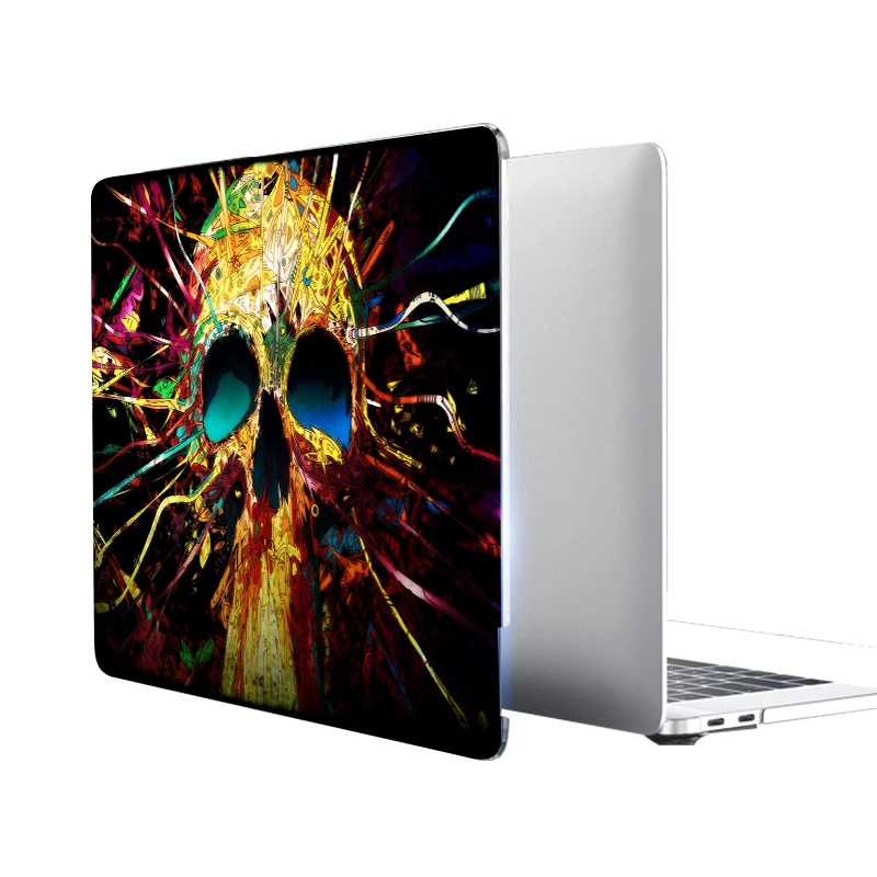 MTT чехол с черепом для Macbook Pro 13 15 дюймов с сенсорной панелью чехол для ноутбука macbook Air Pro retina 11 12 13 15 жесткий чехол