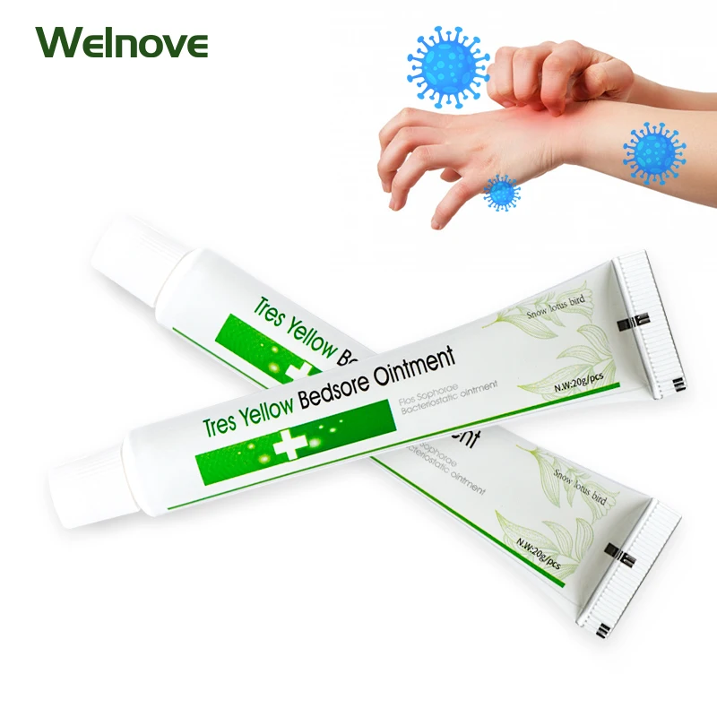 

1Pcs 20g Antibacterial Anti-itching Cream Natural Medicine Herbal Anti Psoriasis Plaster Dermatitis Eczema Pruritus Ointment