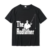 the rodfather funny fishing tshirt for fisherman party tops shirt for men cotton top t shirts print hot sale