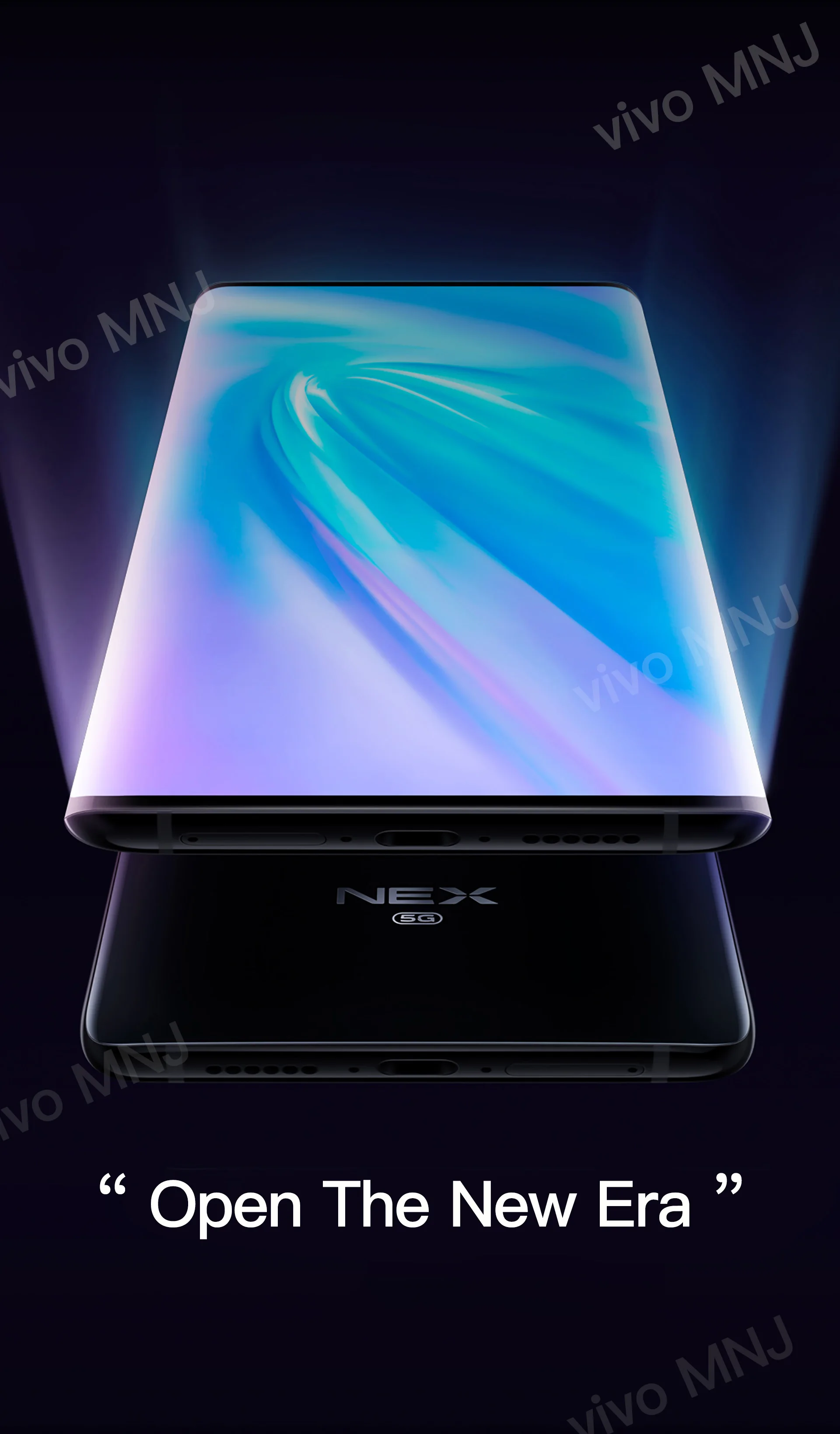 vivo Nex3 5G мобильный телефон 64.0MP камера сотовые телефоны 4500mAh Большая батарея 44W быстрая зарядка 6,89 дюймовый экран смартфон