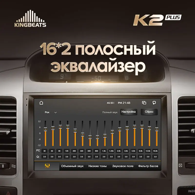KingBeats штатное головное устройство For Toyota Land Cruiser Prado 120 3 Lexus GX470 GX 470 J120 Тойота Ленд
