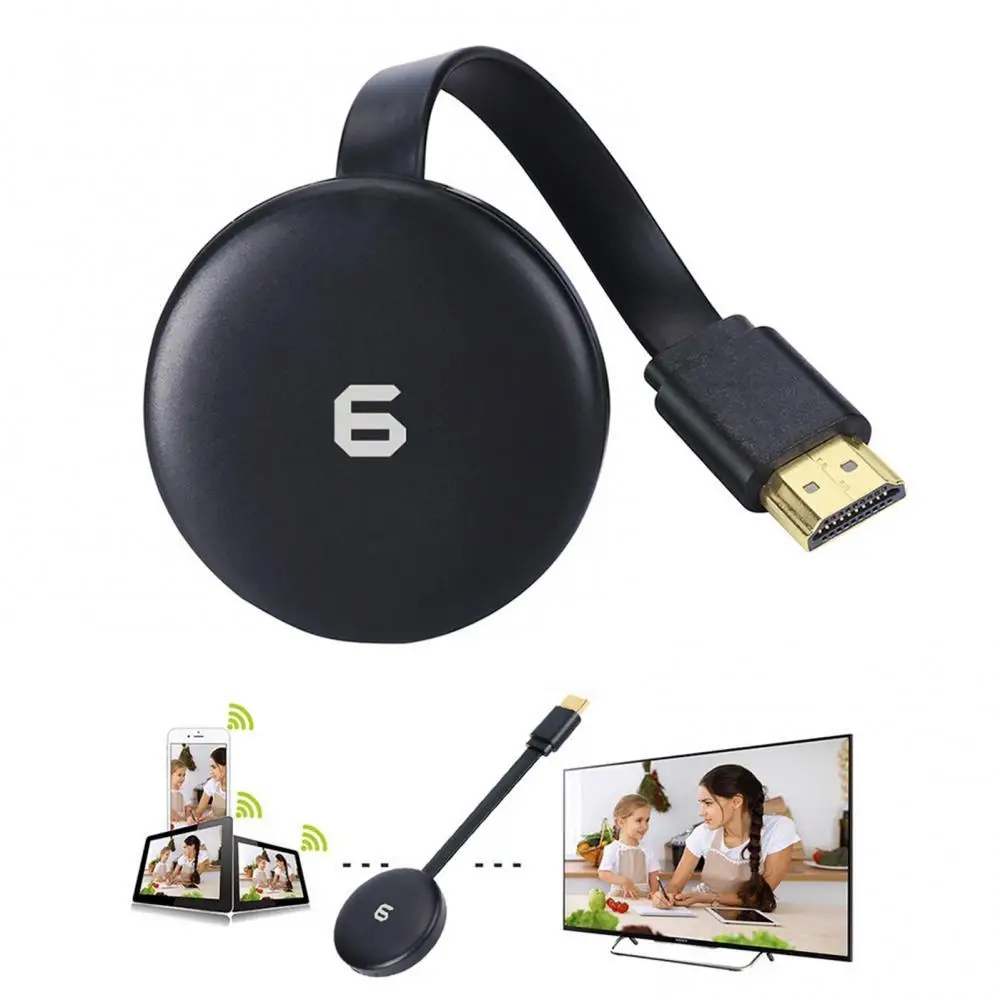 

Скидка 50% на беспроводной Wi-Fi-адаптер G6 Mini, зеркальное отображение HD 1080P HDMI-совместимый