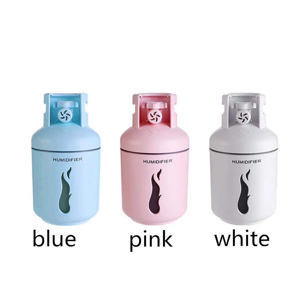 Мини-газовый баллон Форма Домашний Аромат Светодиодный увлажнитель воздуха