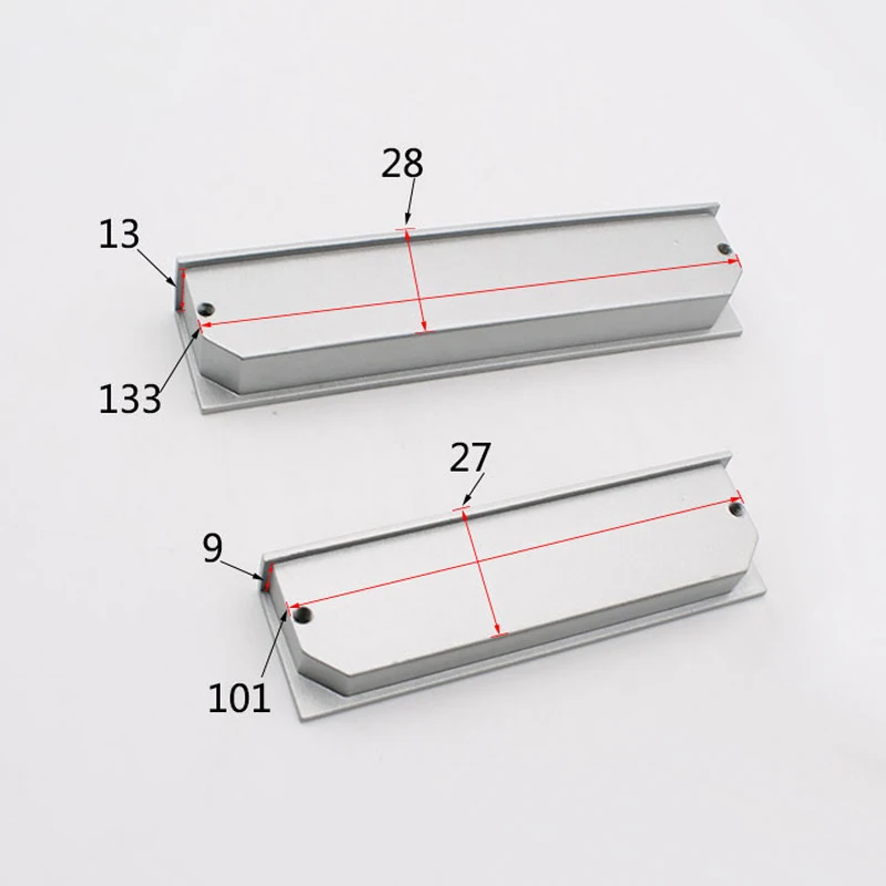 Скрытая ручка для выдвижного ящика встраиваемая Встраиваемая