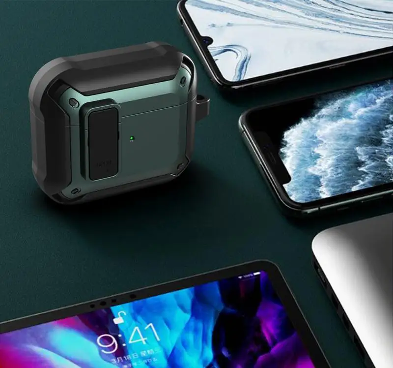 Роскошный чехол для наушников Airpods 3 из ТПУ и силикона противоударный Apple Air Pods
