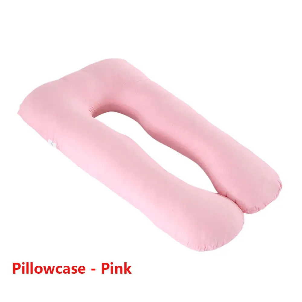 Pillowcase - Pink 130*70 см подушка для кормления для беременных и кормящих(наволочка того же размера на выбор, 8 цветов - Цвет: Pillowcase - Pink