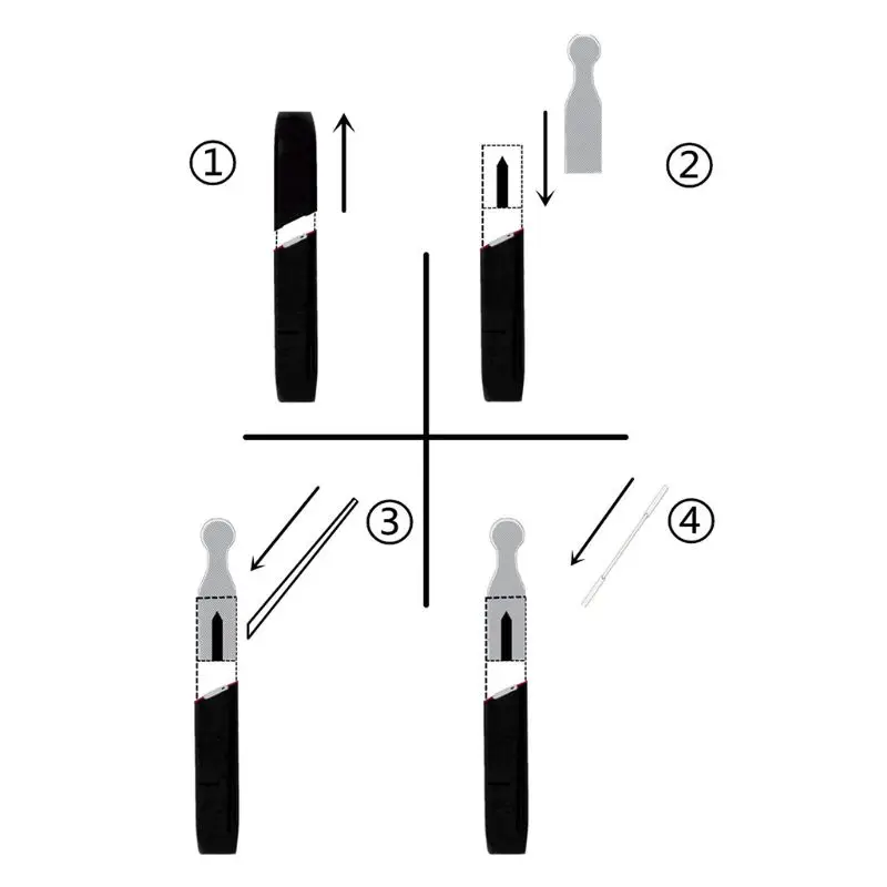 

1Set Silicone Plug Blade Clean Brush Clean Protector for IQ-OS 2.4/3.0 Heater
