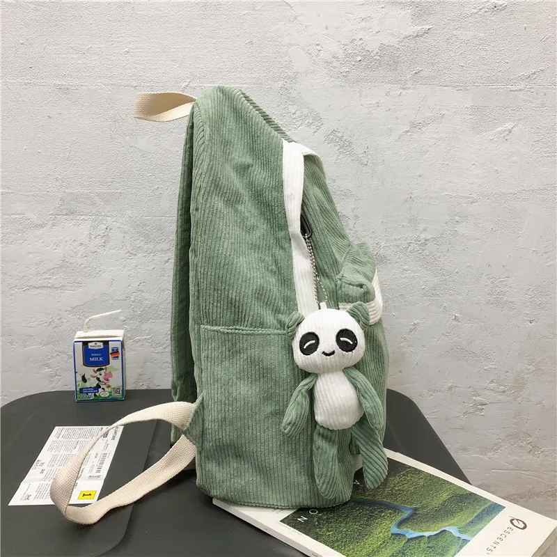 Роскошный женский рюкзак 2020 Новый вместительный вельветовый Молодежный