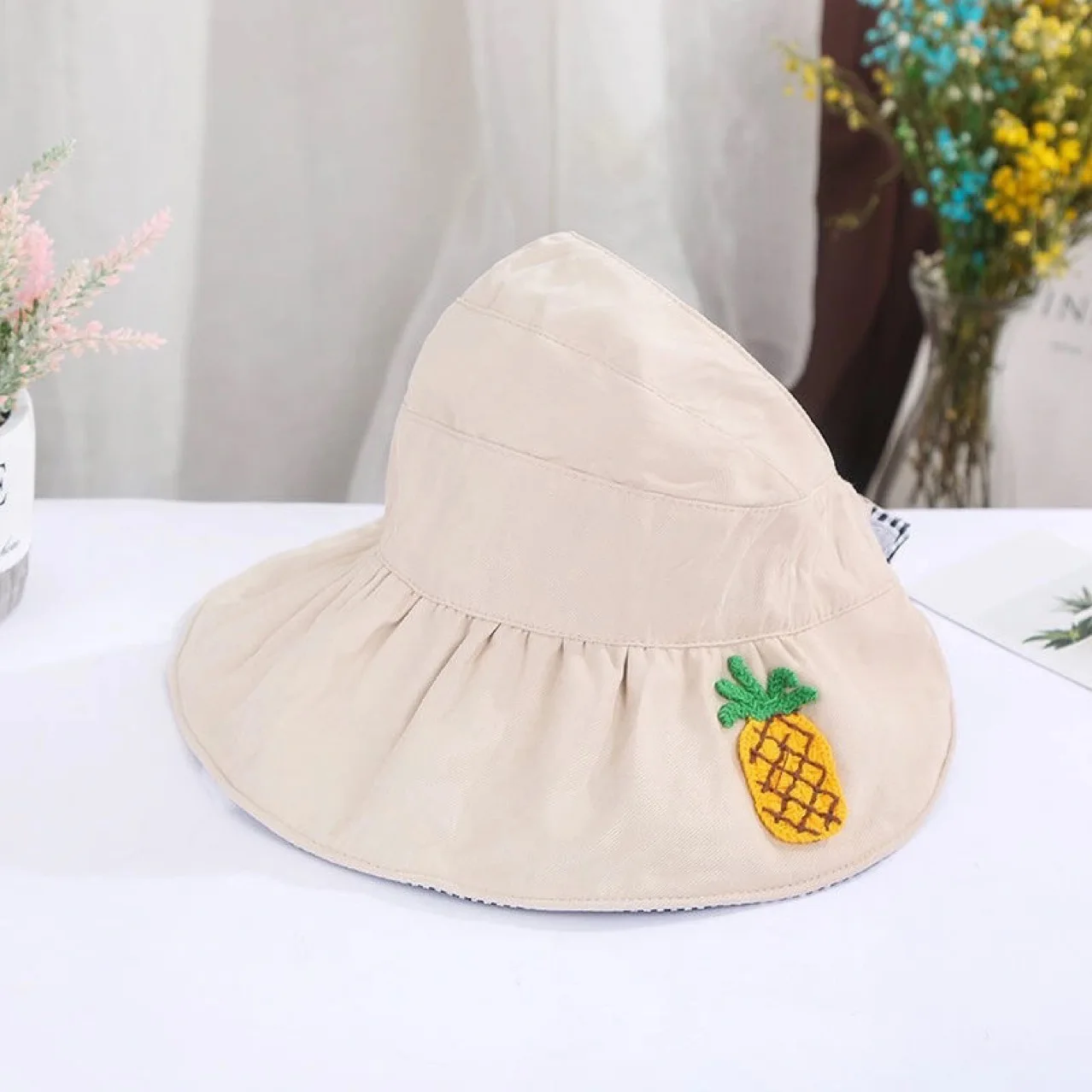 

Wide Brim Children Sun Hat Kids Bucket Cap Summer Beach Girls Travel Outdoor New Fashion Beach Cap UV Protection Sun Hats