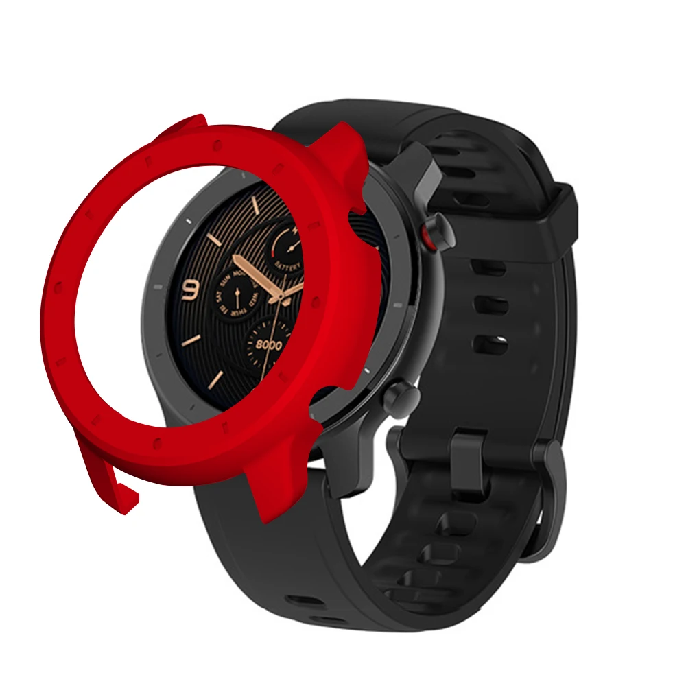 COMLYO PC защитный чехол с рамкой для часов Xiaomi Huami AMAZFIT GTR сменный корпус ремешка (42 мм)