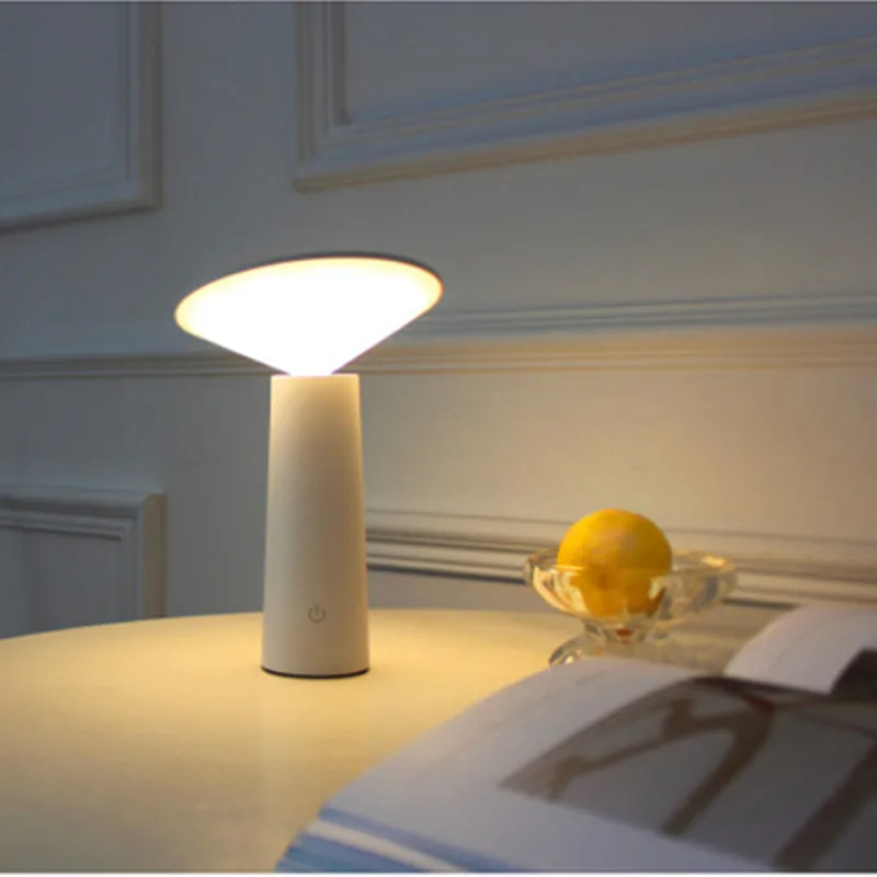 

Morden Adjustable LED Touch Dimmable Desk Lamp Reading Lamp USB Rechargeable LED Light Night Light Room Decorative Lamp