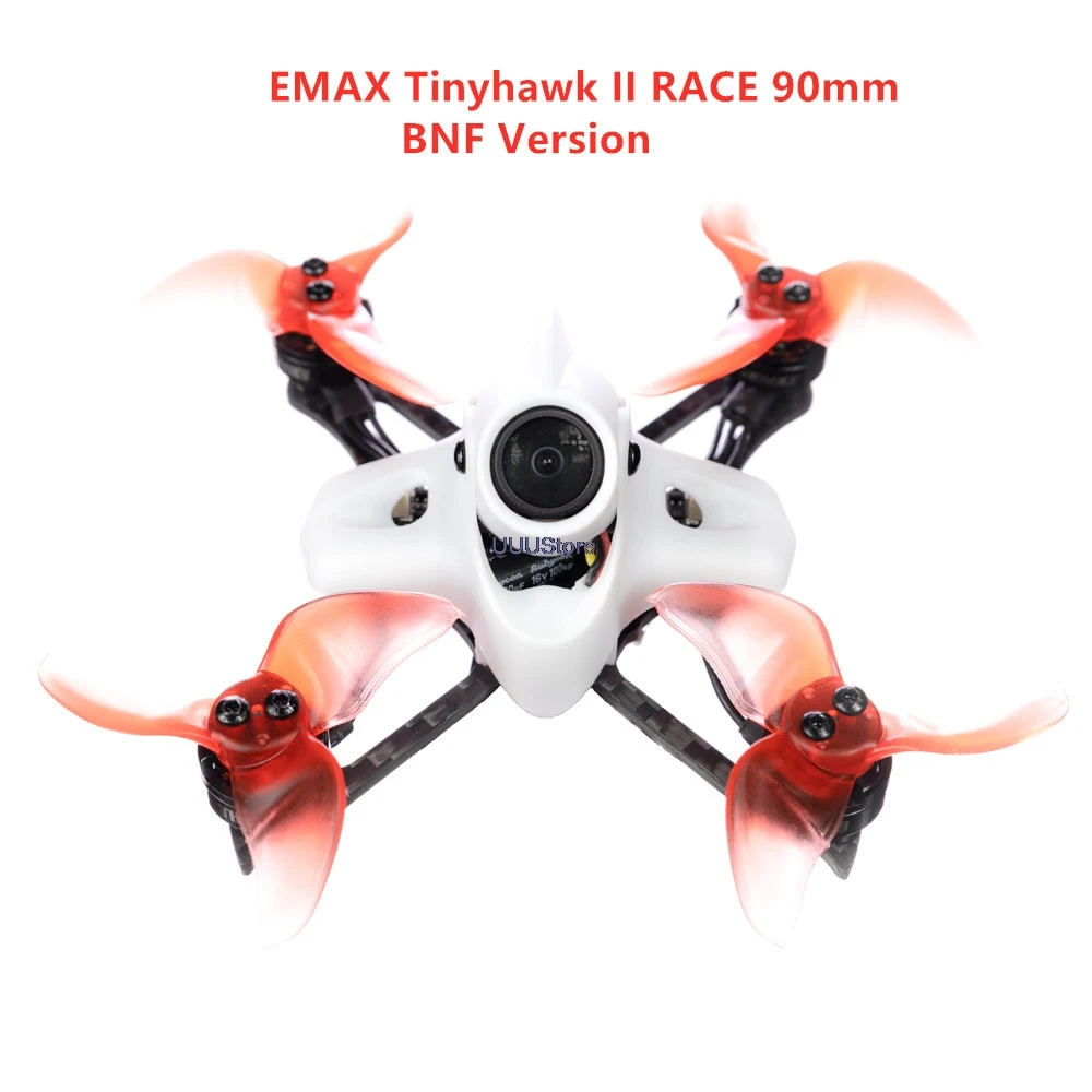 

2020 New EMAX Tinyhawk II RACE 90mm 2S FPV RC Drone With AIO F4 FC 5A ESC RunCam Nono 2 Raceband 200mW VTX BNF Racing drone