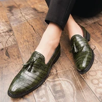 luxury business oxfords leather shoes men breathable rubber formal dress shoes male office wedding flats slip on mocassin homme