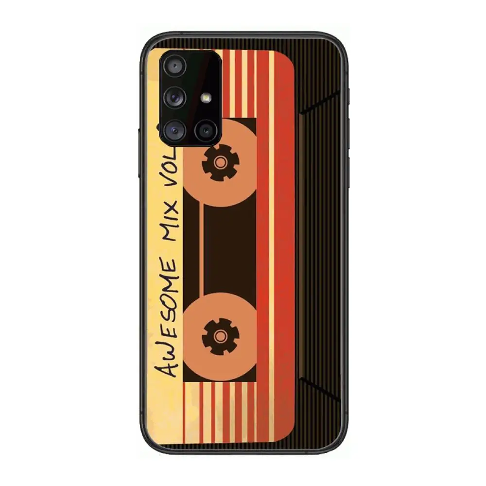 

Classic Retro Audio Tape Old Phone Case Hull For Samsung Galaxy A 90 50 51 20 71 70 40 30 10 80 E 5G S Black Shell Art Cell Cov