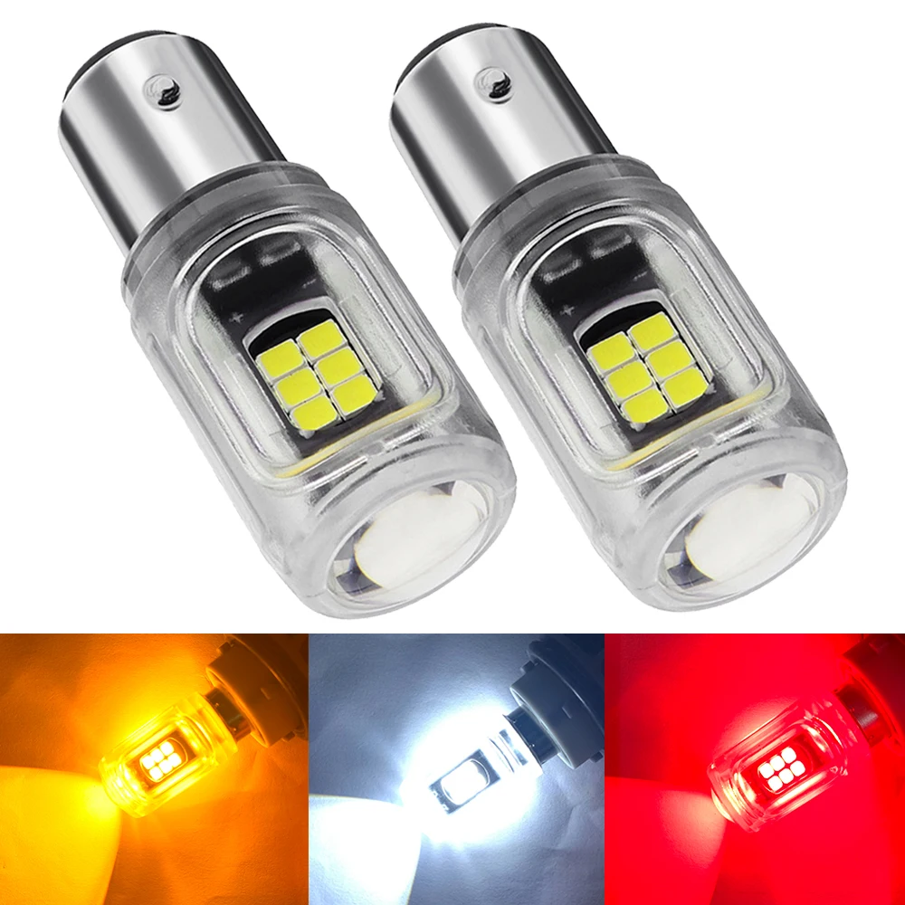 

2x P21W 1156 BA15S BAU15S PY21W 1157 BAY15D P21/5W LED Bulb for Skoda Superb Octavia 2 FL LED Daytime Running Light DRL Lamp 12V