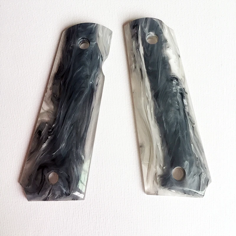 2Pieces Marbling Acrylic Tactics Pistol 1911 Grips Custom Material patch CNC Accessories | Инструменты