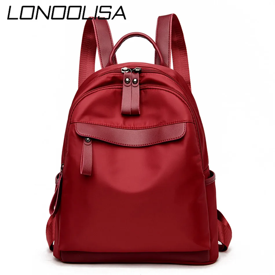 Модный водонепроницаемый рюкзак из ткани Оксфорд вместительные женские