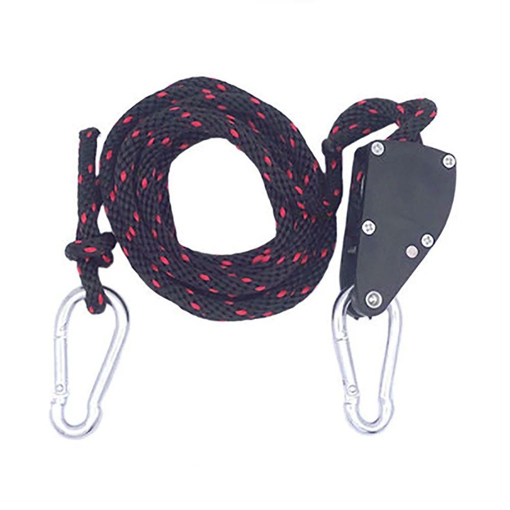 

Stainless Steel Adjustable Hanger Safety Rope Kayak Boat Bow Rope Stern Braided Nylon Tie Downs