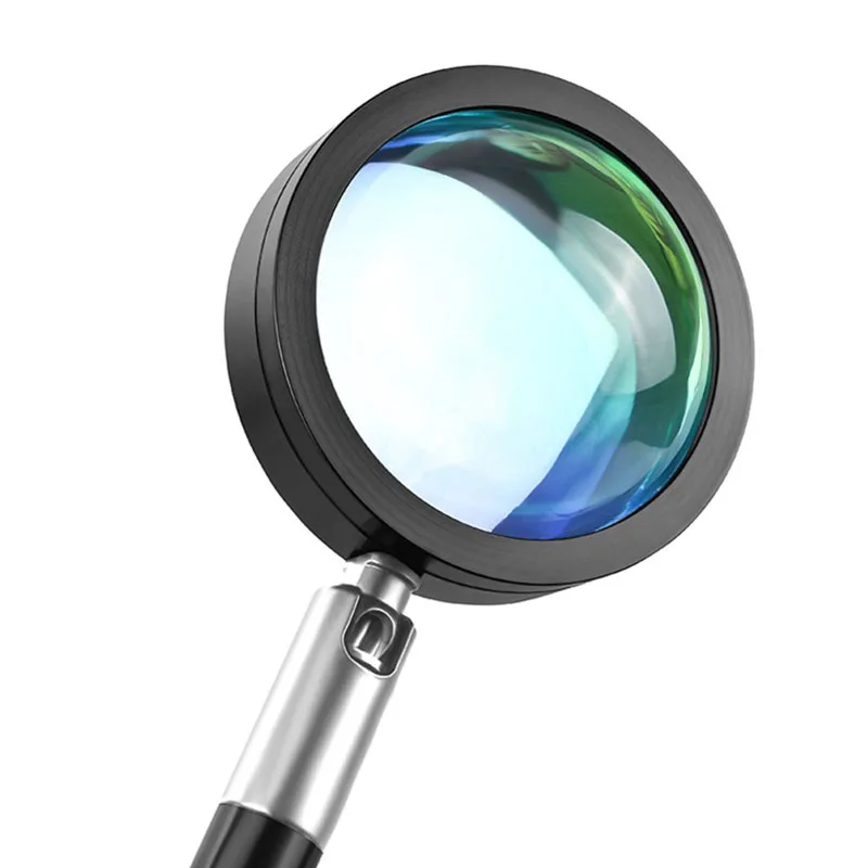 

USB Rainbow Sunset Red Projector Led Night Light Sun Projection Desk Lamp for Bedroom Bar Coffee Store Wall Decoration Lighting