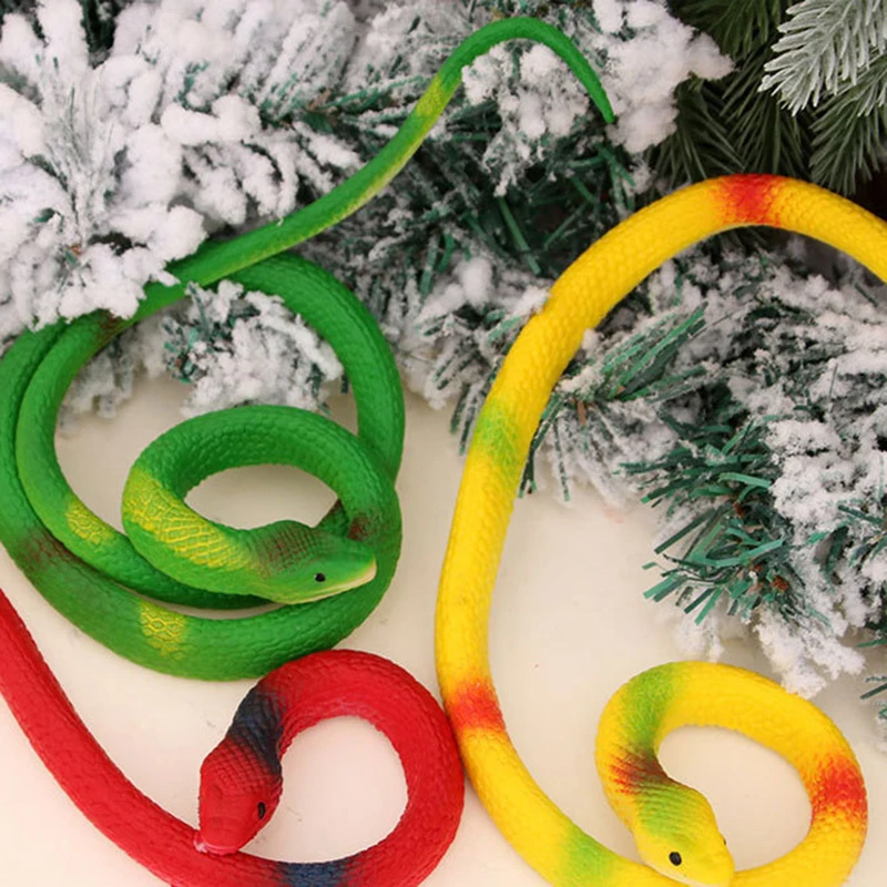70 см Хэллоуин трикари искусственная змея резиновая забавная игрушка Круглая