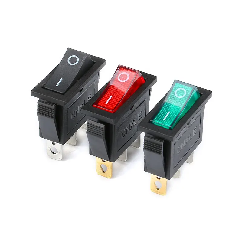 KCD3 рокерный выключатель 1 шт. 2 позиционный 3 контактный Электрический светильник