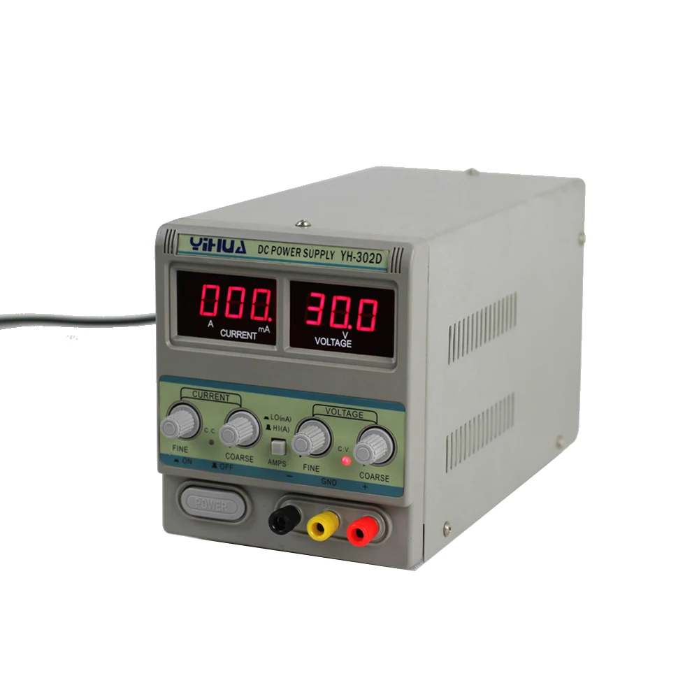 YIHUA 302D + 30V 2A Регулируемый источник питания постоянного тока Мобильный телефон