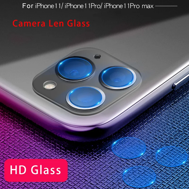 Твердое закаленное стекло 9H для защиты объектива камеры iPhone 11 Pro Max ультратонкое