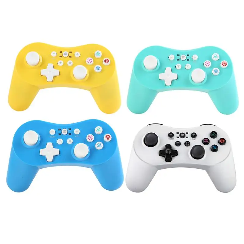 

5 in 1 Wireless Bluetooth Controller for Game Console Dual Motor Vibration Compact and Carry Convenient for Switch PS3 PC