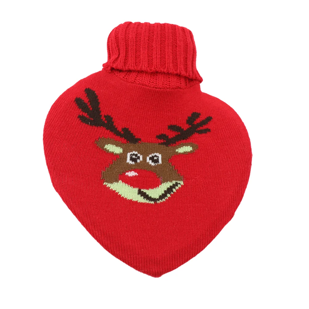 

Heart Shape Hot Water Bag Winter Hand Warmer for Christmas Valentine's Day 800ml