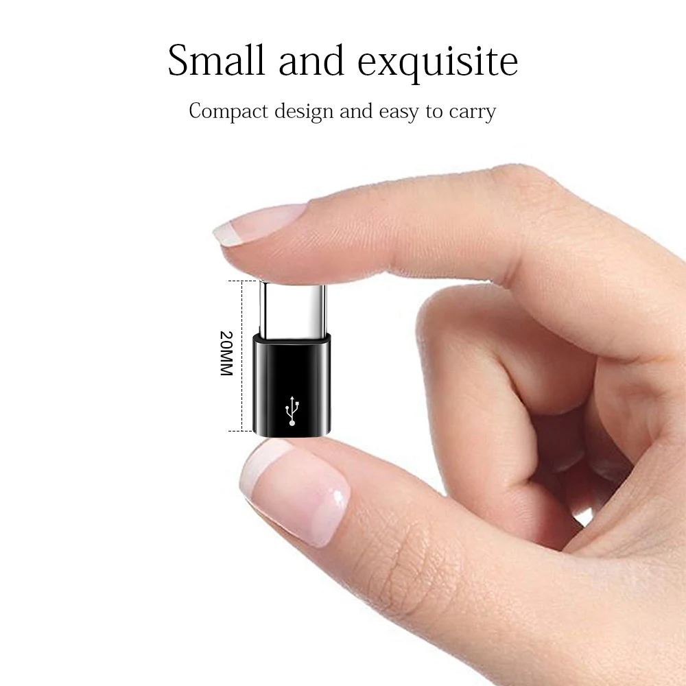 Переходник с Micro USB на Type C для Xiaomi Mi 11 Redmi Note 9 Pro Huawei Poco X3 Samsung Oneplus 8T One Plus 8 7 Nord