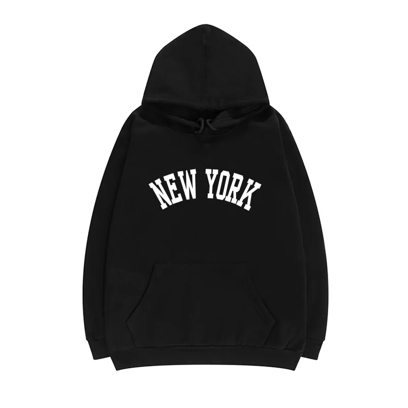 NEW Colors Sweatshirts winter Women's NEW YORK printing Hooded Female 2020 Cotton Thicken Warm Hoodies Lady Autumn Tops