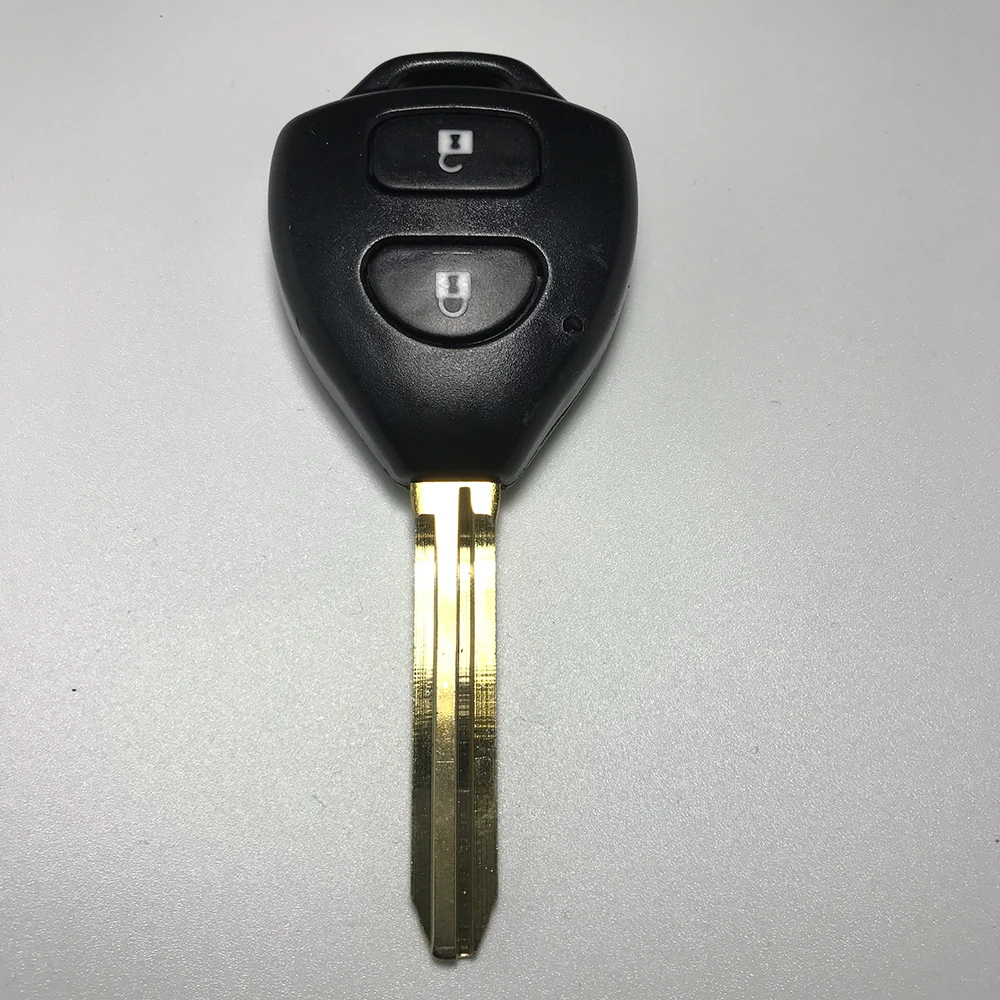 Новый 2 кнопочный пульт дистанционного управления для Toyota Corolla Camry RAV4 Yaris Hilux Prado Uncut