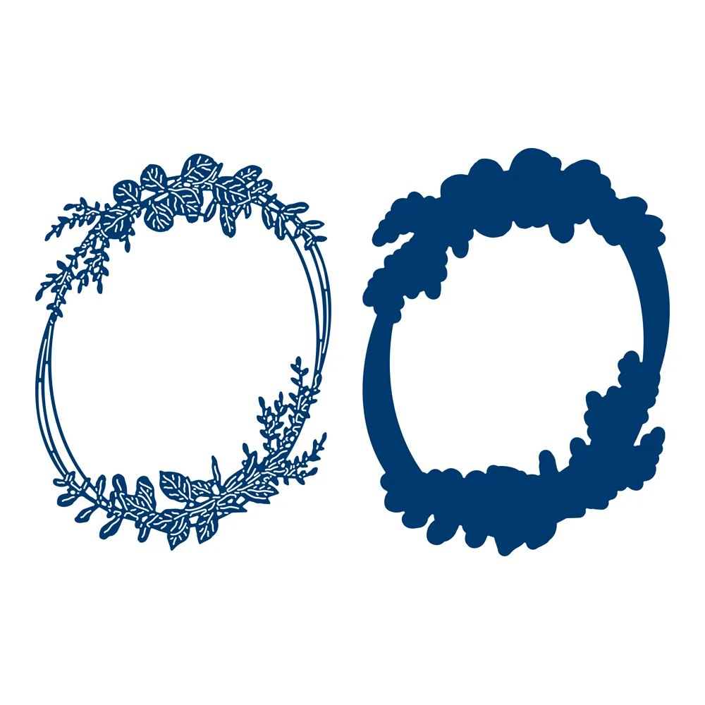 

Metal cutting dies wreath cut die mold card Scrapbook paper craft knife mould blade punch stencls