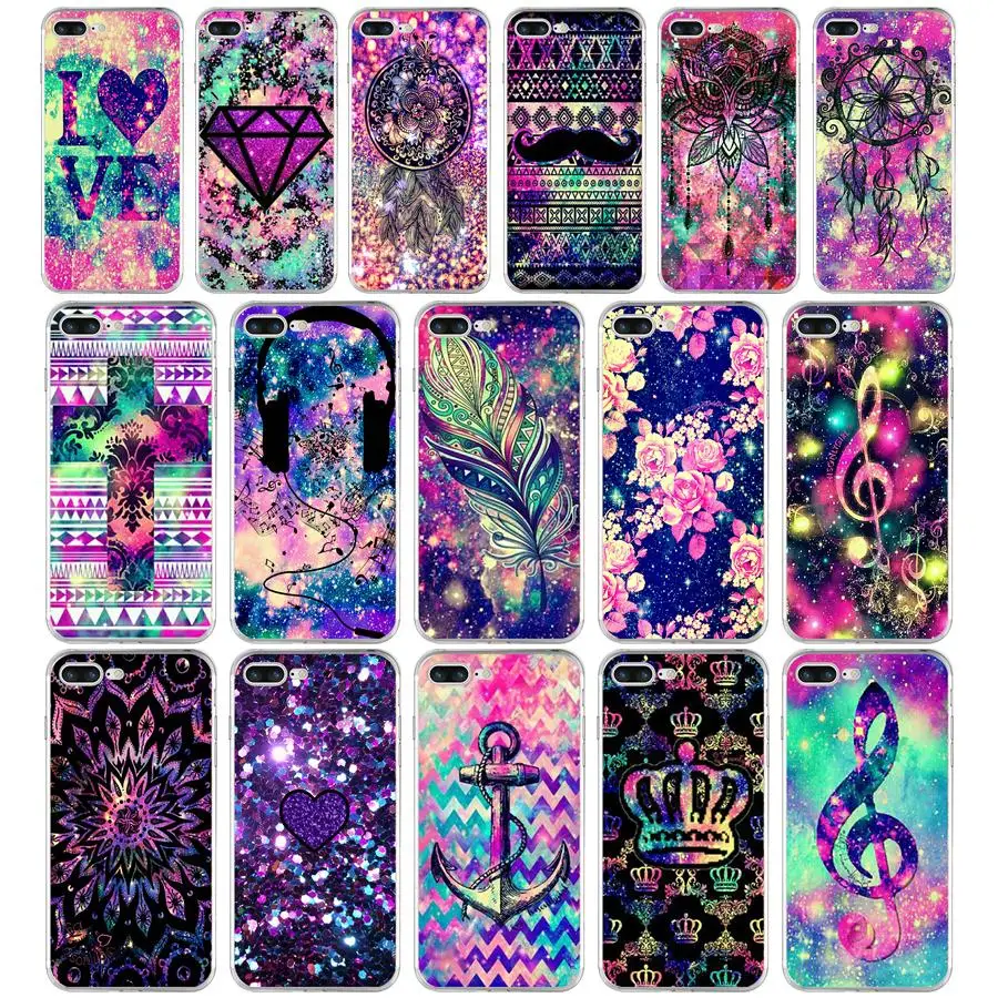 25aa crown diamond feather gift soft silicone tpu cover phone case for iphone 6 6s 7 8 plus case free global shipping
