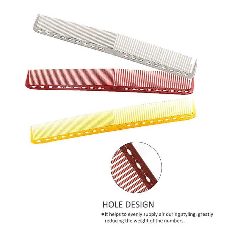 1 шт. Парикмахерская гребень смолы Материал режущие инструменты серии