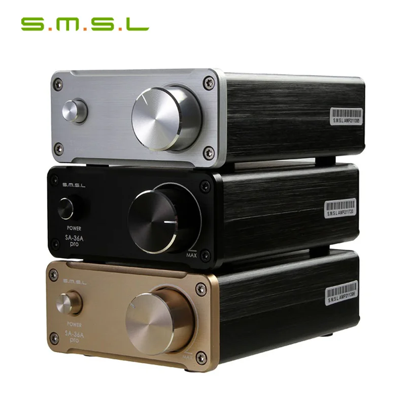 SMSL SA 36A Pro 20WX2 TDA7492PE Hifi стерео цифровой аудио усилитель мощности класса D с