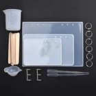 Силиконовая форма для ювелирных изделий из смолы для A5, A6, A7, Обложка для блокнота, силиконовая форма сделай сам, набор инструментов ручной работы, искусственное ремесло