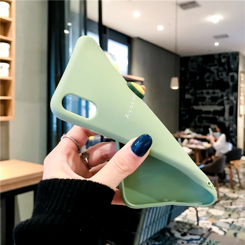 3D фруктовая кукла чехол для huawei P30 Pro P20 Lite милый персиковый оранжевый авокадо матовый чехол для huawei mate 20 Lite mate 10