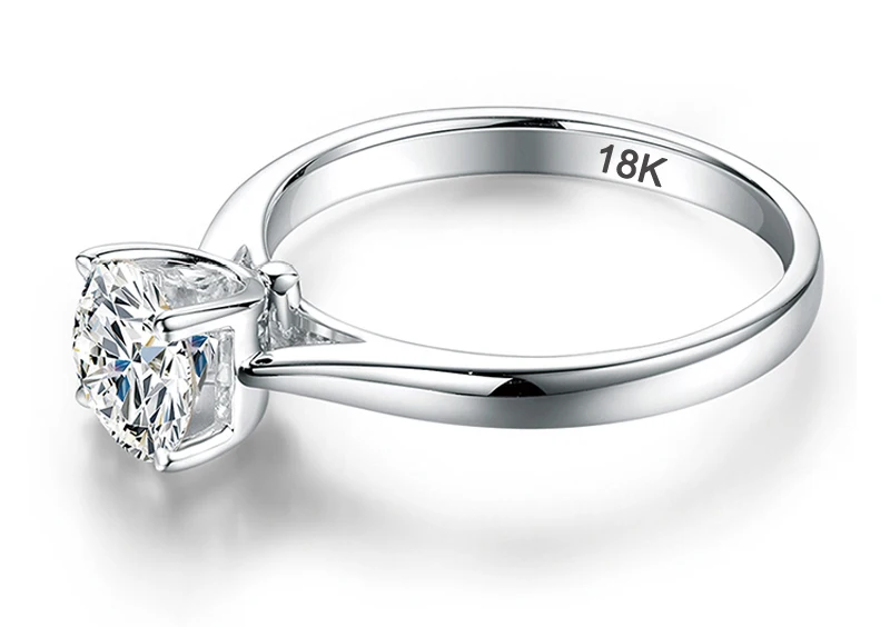 Женское серебряное кольцо YINHED обручальное из стерлингового серебра 925 пробы