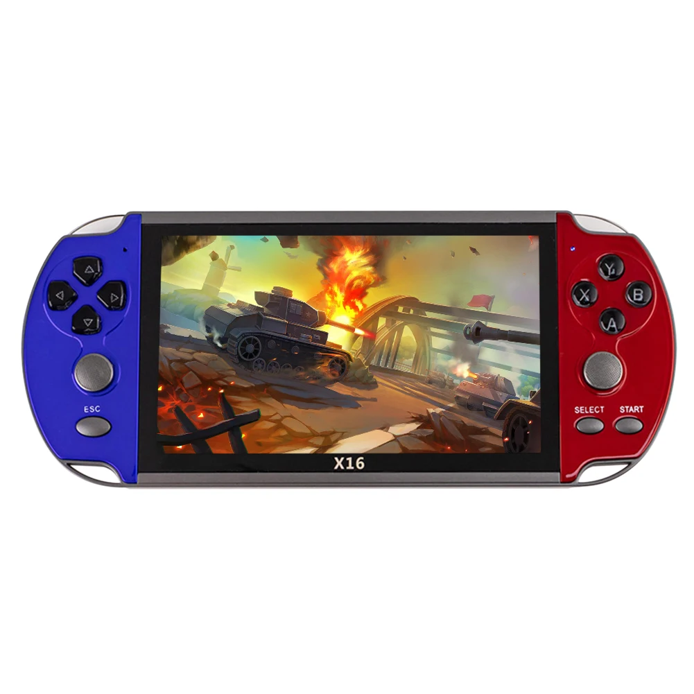 

Игровая консоль X16 в стиле ретро, портативная игровая консоль для детей, подарок, с TF-картой 8 Гб, поддержка AV-выхода, Классический видеоплеер