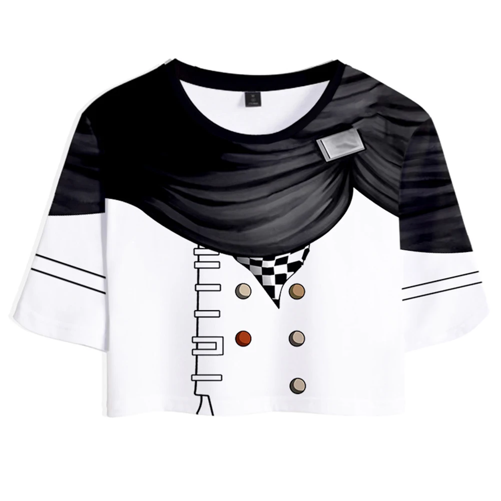 Danganronpa Kokichi Ома для костюмированной вечеринки костюм укороченная футболка и