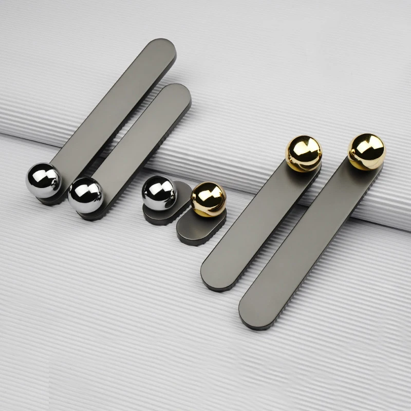 

Modern Gold Handles for Cabinets and Drawers Zinc Allloy Furniture Handles Drawer Handles Chrome Kitchen Dressing Table Pulls