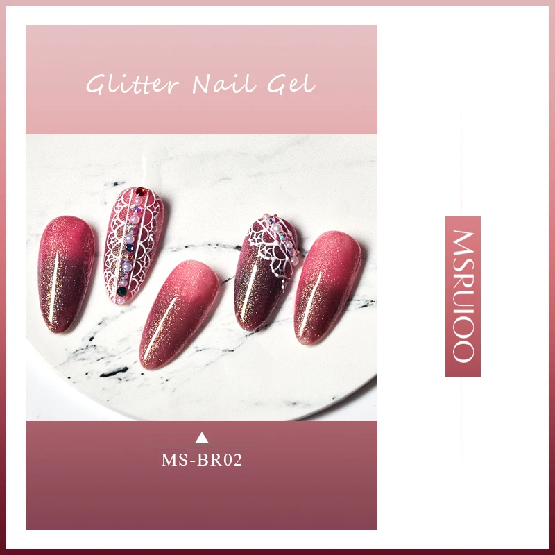 УФ-Гель-лак MSRUIOO 5 мл меняющий цвет при температуре 3 цвета | Красота и здоровье