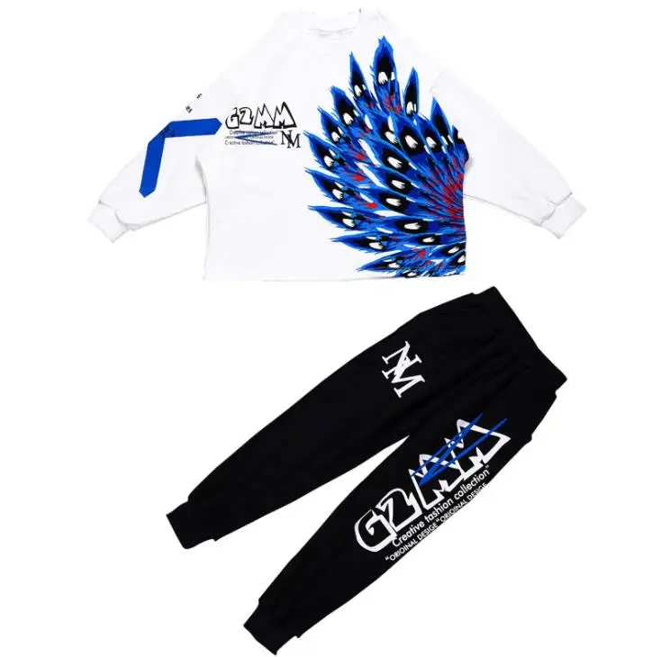 Комплект осенней одежды для мальчиков 2 шт. детские весенние костюмы детская