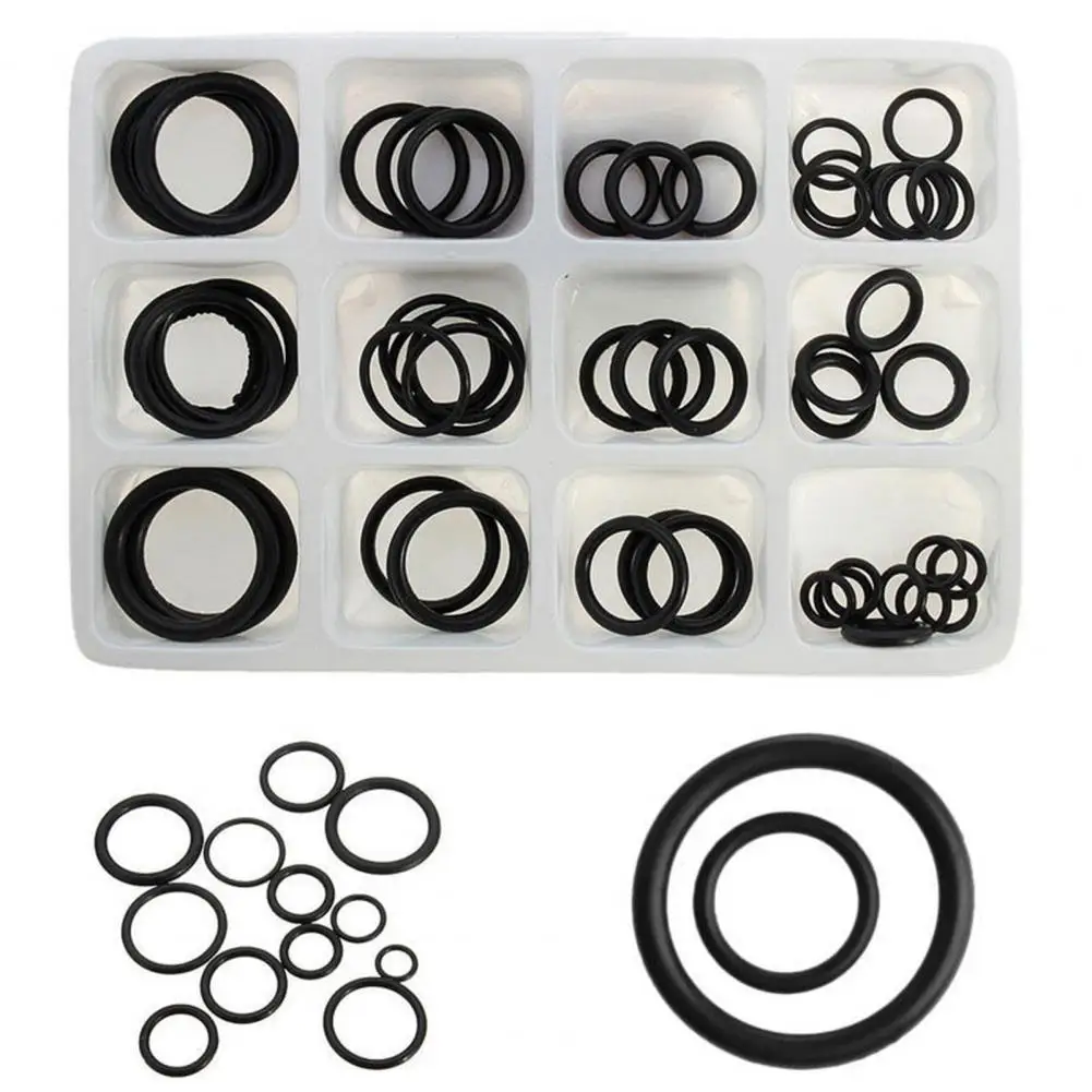

50Pcs Washer Seals O-shaped Waterproof Excellent Resilience Multipurpose Gasket Ring Set for Construction