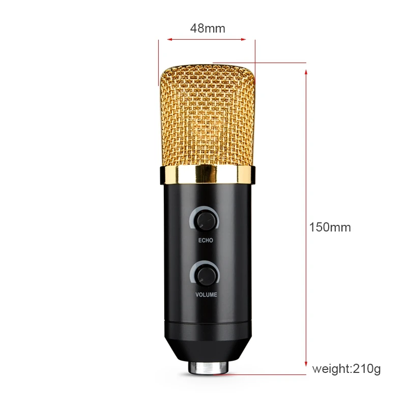 

USB Microphone Condenser Metal Condenser Recording Microphone Recording Vocals Voice Overs Streaming Broadcast