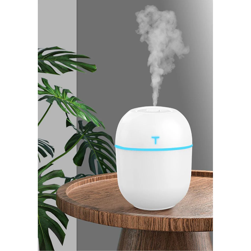 

200ml Mini Cool Mist Humidifier, 200ml Desk Humidifier for bedroom, Portable Essential Oil Humidifiers