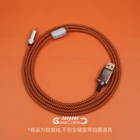 geekcable hand made customized keyboard data cable type c braided cable mini usb micro interface straight cable nylon cable