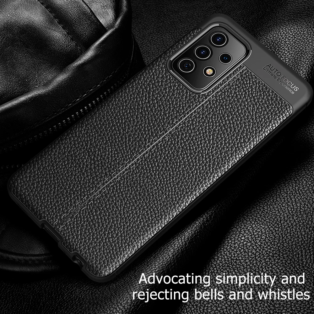 

Protective Case For Samsung Galaxy A 12 32 42 52 72 F M 62 Men's Business Leather Soft Cover For Galaxy S 21 20 FE Ultra Plus 5G